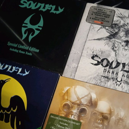 Soulfly and Cavalera Conspiracy CD collection 17 albums like new