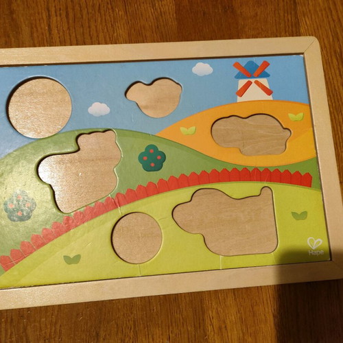 Puzzles game like new, 3 boards with sea and dinosaur themes