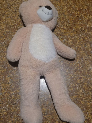 Teddy bear μεγάλο σαν καινούργιο, μαλακό και χνουδωτό