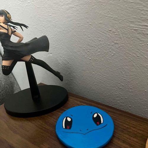 Pokemon Squirtle Clay Coaster New Handmade