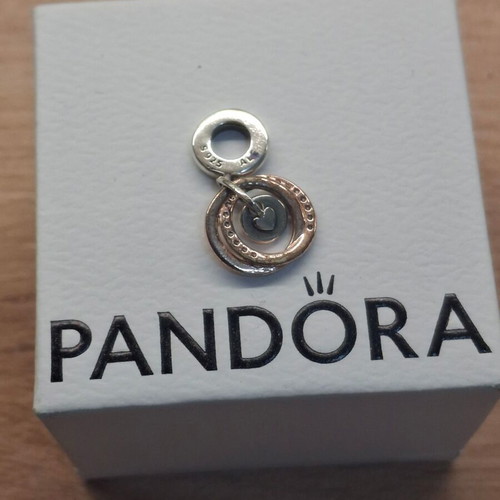 Pandora charm new, pink and silver
