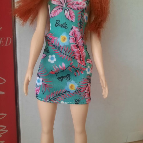 Barbie Flower Dresses GHT27 doll with red hair