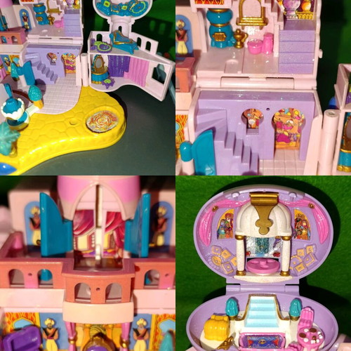 Polly Pocket Disney Jasmine's Royal Palace Aladdin play set used