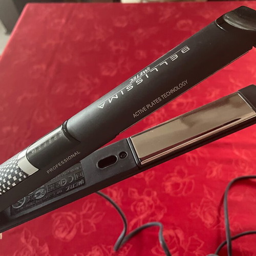Bellissima Imetec gloss titanium ceramic professional hair straightener with thermo control new