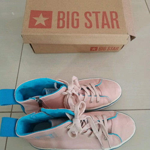Big Star athletic shoes used, size 40, blue and pink