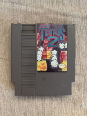 Tetris 2 Nintendo NES NTSC American game