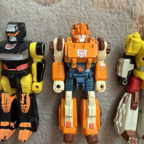 Transformers vintage toys, set of 5 figures