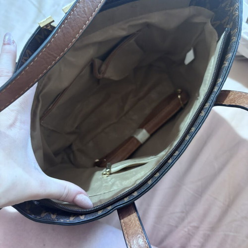 Brown shoulder bag, new