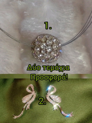Women's silver bow-shaped necklace and earrings set new, 2 pieces