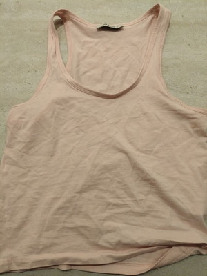 Pink Woman elastic tank top like new, light pink, size L