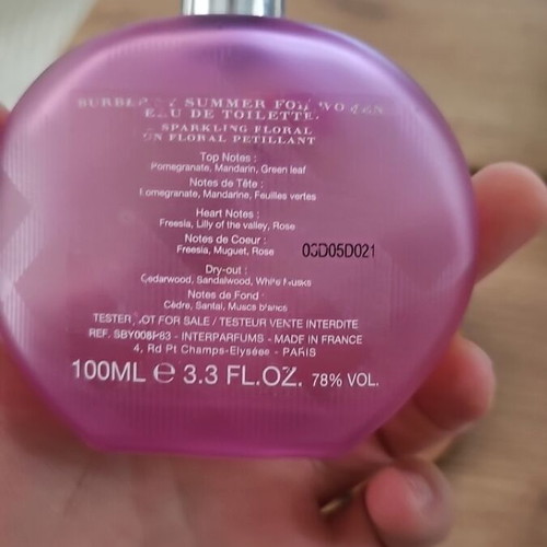 Burberry Summer for Women 100ml used limited edition