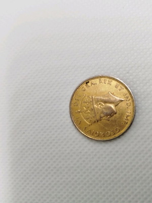 One Cyprus Shilling Georgivs VI like new