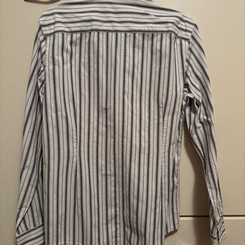 EDC shirt medium UK like new, white and grey stripes