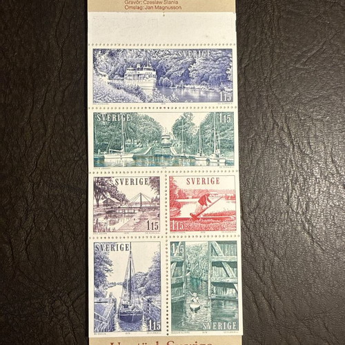 Swedish Stamp Set 1979 Upptäck Sverige, new condition