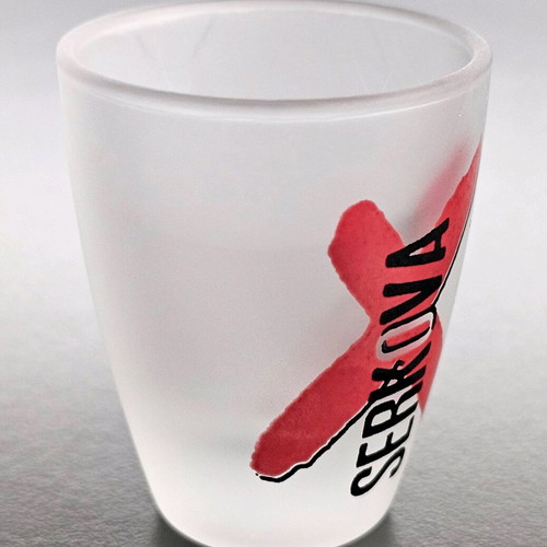 Serkova Vodka vintage shot glass 90s-00s like new