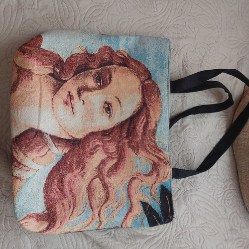 Aphrodite Emerging shoulder bag like new, A To Z Greek