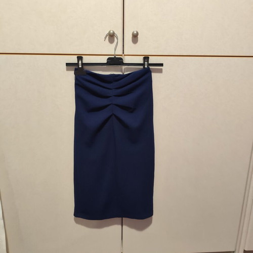 Blue pencil skirt like new, size S-M