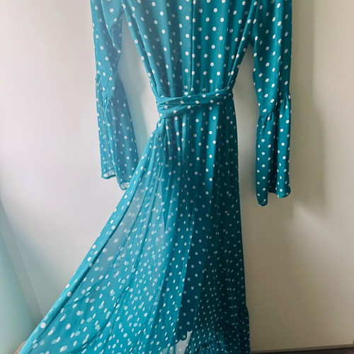BSB Maxi Dress Green Polka Dot Brand New with Tags