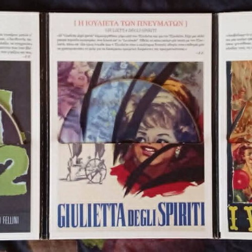 Federico Fellini O Tragikos Gelotopios DVD box set used, 3 DVDs