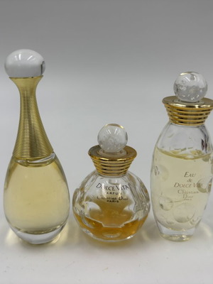 Σετ μίνι αρώματα Christian Dior σαν καινούργιο, J'adore, Dolce Vita, Eau de Dolce Vita