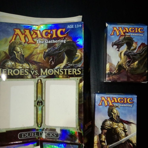 Magic The Gathering Duel Decks Heroes vs Monsters cards used