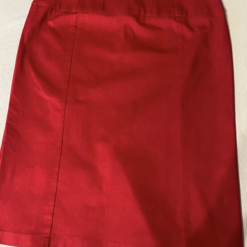Red Midi Pencil Skirt No 14 like new, atmosphere