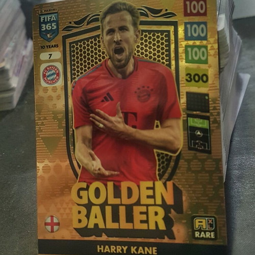 Harry Kane Golden Baller 2025 Panini Adrenalyn XL FIFA 365 like new