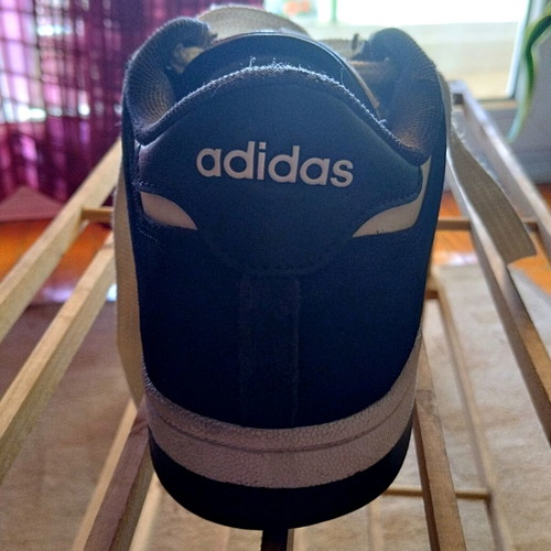 Adidas athletic shoes size 42 like new, black and white