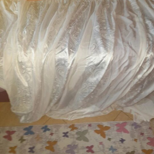 White short curtain used 1.50×1.60