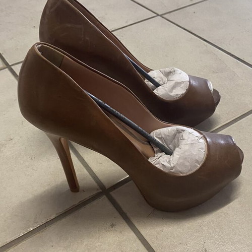 Aldo brown high-heeled pumps size 40 like new