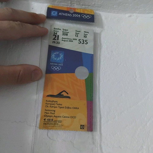 Olympic Games 2004 Tickets New, Set of 11