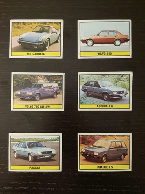 Panini Auto 2000 stickers like new, 16 pieces