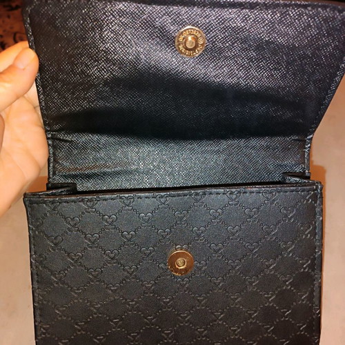 Handbag like new black with metal decoration