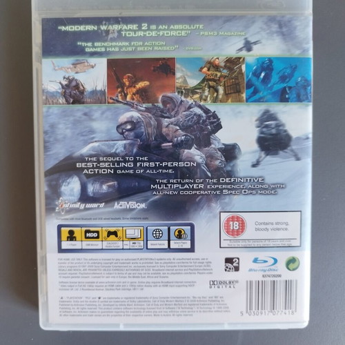 Call of Duty Modern Warfare 2 PS3 like new