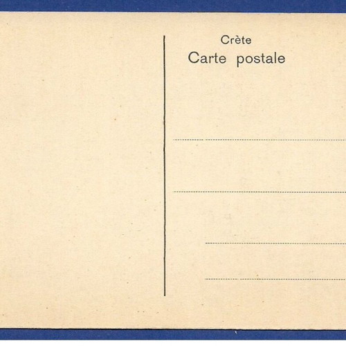 Constantin Geracaris Military Postcard Crete like new