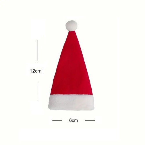 Christmas bottle cover new with Santa hat