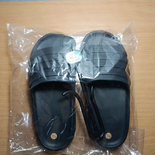 Ocean Addicts slides slippers, size 38, black
