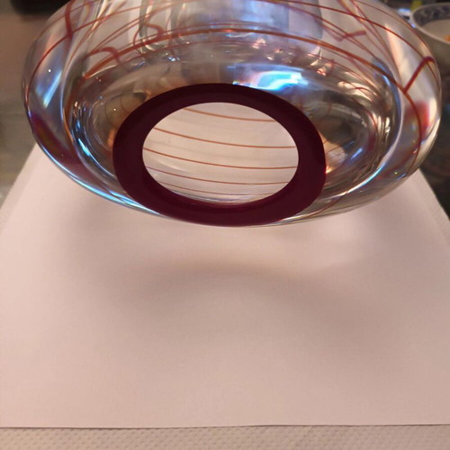 Morava full lead crystal 30% vase like new