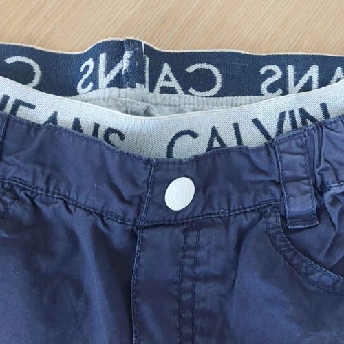 Calvin Klein blue cargo bermuda shorts for 12 years like new