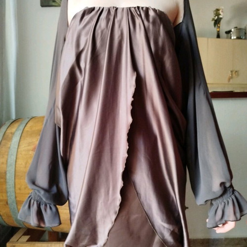 Lynne strapless mini dress new with bolero brown small-medium