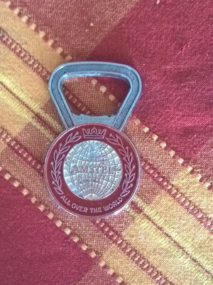 Amstel bottle opener used