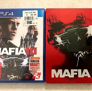 Mafia III + Steelbook καλή κατάσταση με χάρτη πλήρες PlayStation 4 πακέτο