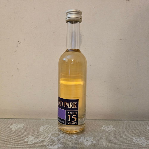 Highland Park 15yo whisky miniature new, Alchemist