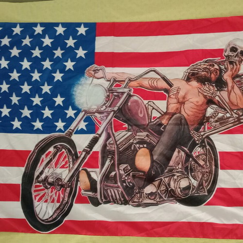 Vintage Motorcycle Flag like new