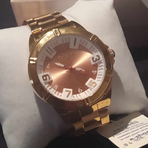 Decerto wristwatch new, women's, gold-pink tone