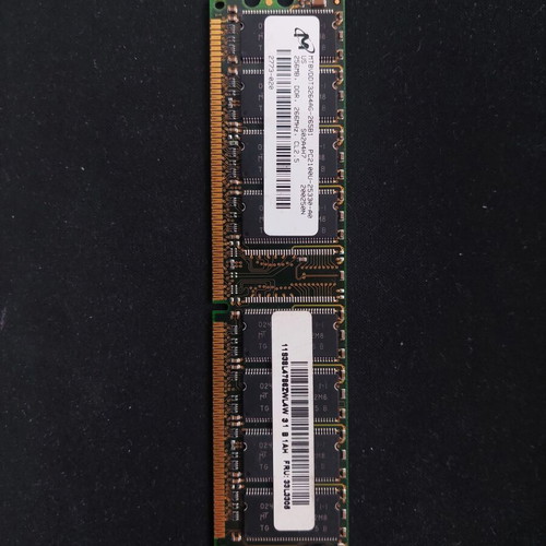 RAM DDR1 memories like new, 4 pieces 256MB for retro computers