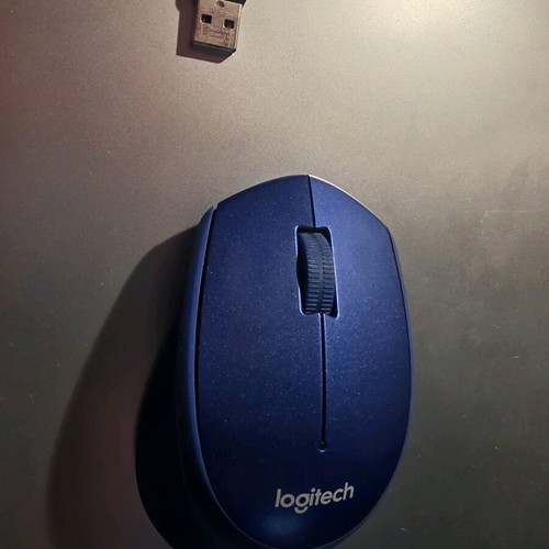 Logitech M330 Silent Plus ασύρματο mini ποντίκι μπλε μεταχειρισμένο