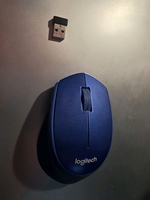 Logitech M330 Silent Plus ασύρματο mini ποντίκι μπλε μεταχειρισμένο