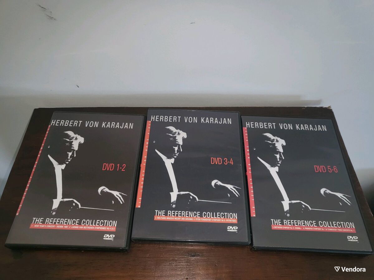 Herbert Von Karajan DVD set of 6, Vienna… - € 0,80 - Vendora.cy