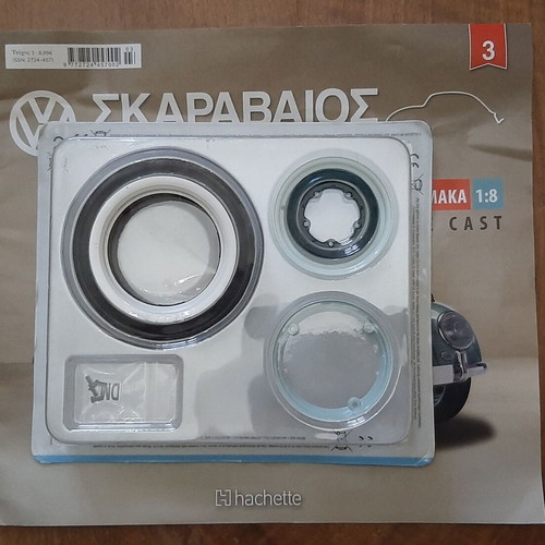 Volkswagen Beetle Hachette Issue 3 model parts